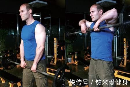 变式|杠铃直立划船的3个变式动作,改善肩部不适,轻松练厚三角肌中束