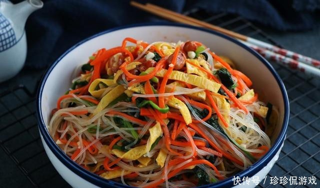 春天,5种素菜一起拌,真的太美味,健康营养,吃再多也吃不胖