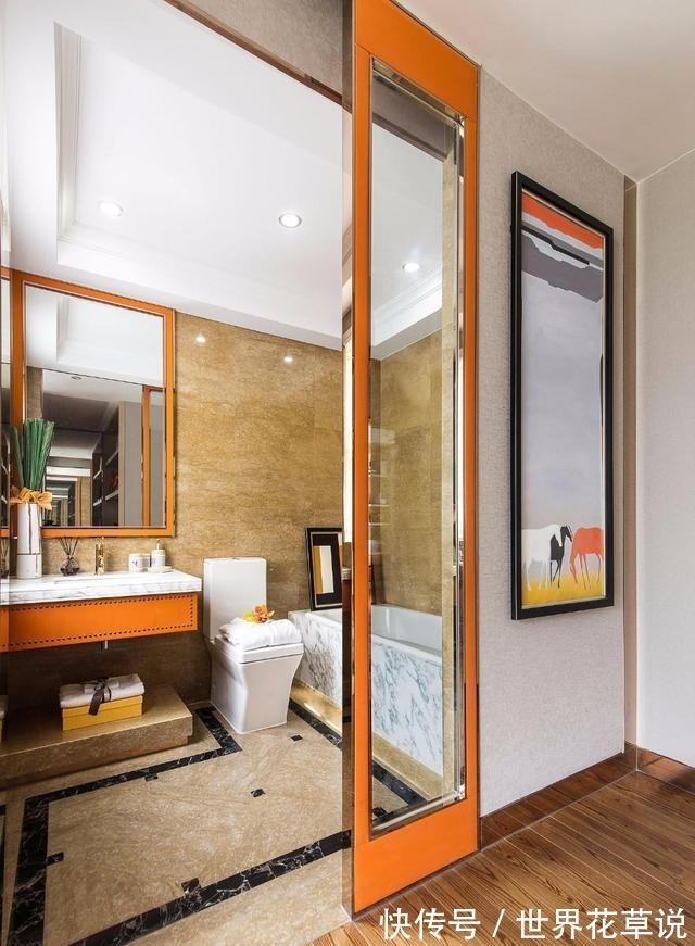 轻奢|轻奢风格设计，120㎡装修效果明艳四方，越看越有格调！