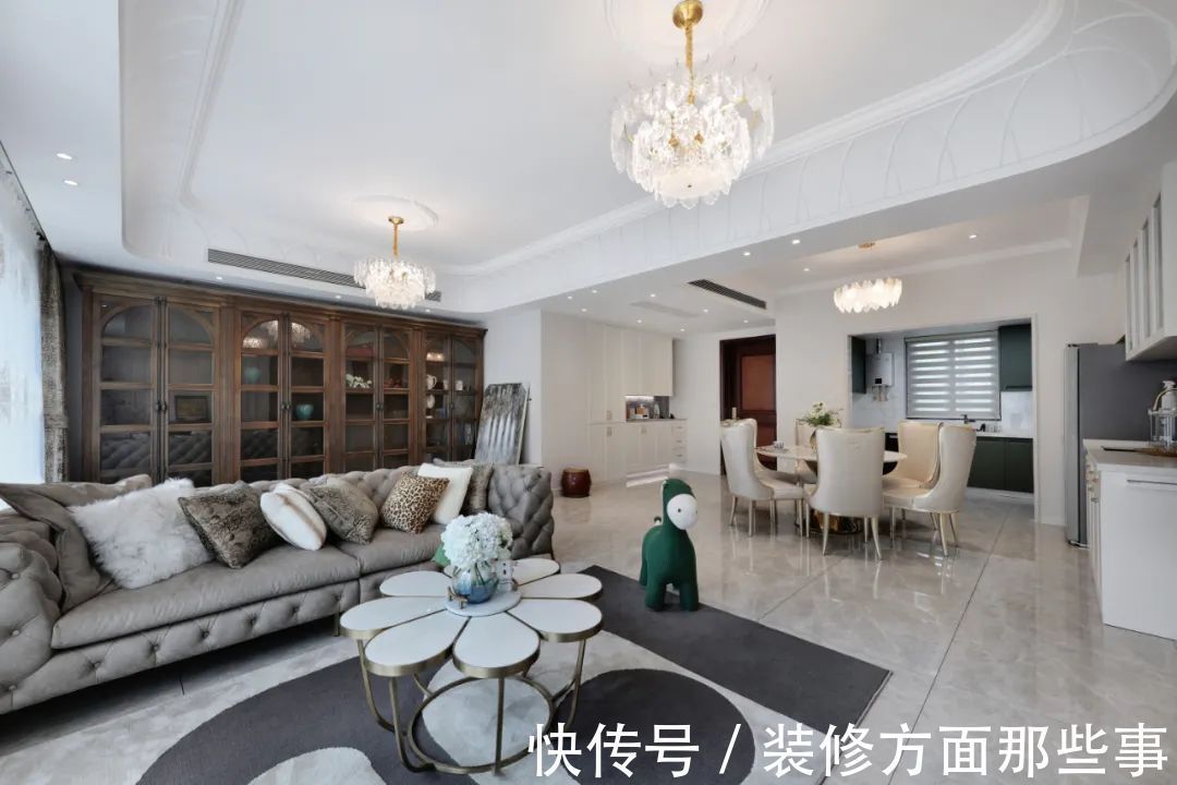 二胎|171㎡豪宅装修设计,二胎家庭老人同住还能全屋0杂物!