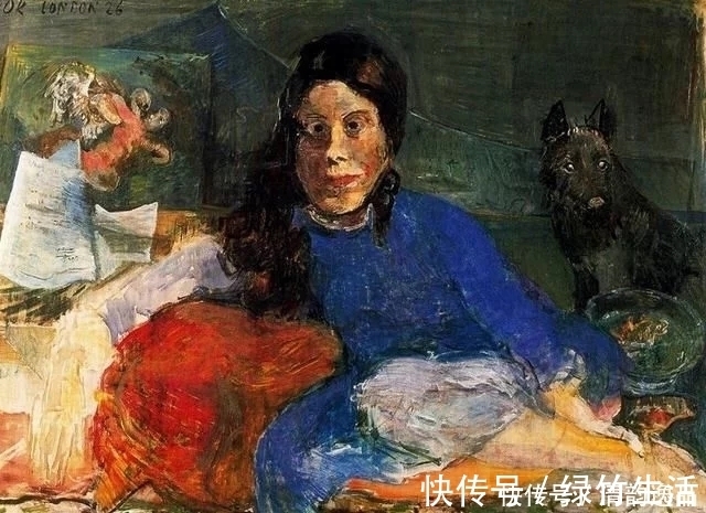 分离派|奥地利表现主义画家,奥斯卡·科柯施卡,油画作品欣赏