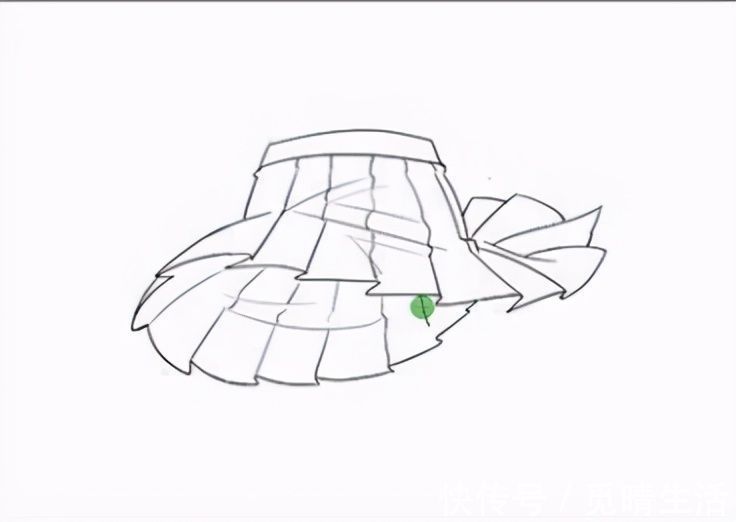 画法|校服百褶裙怎么画？超详细的校服百褶裙画法详解