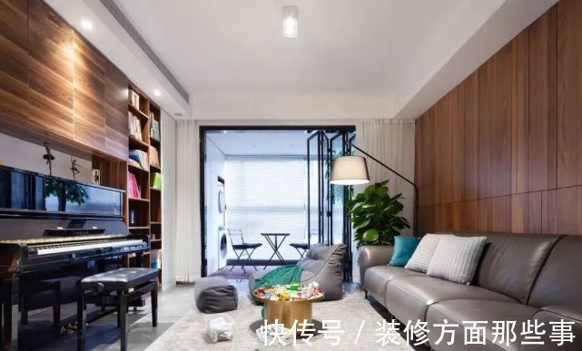 客厅|阳台还在装推拉门?现在流行这样设计,面积大不止一点点!