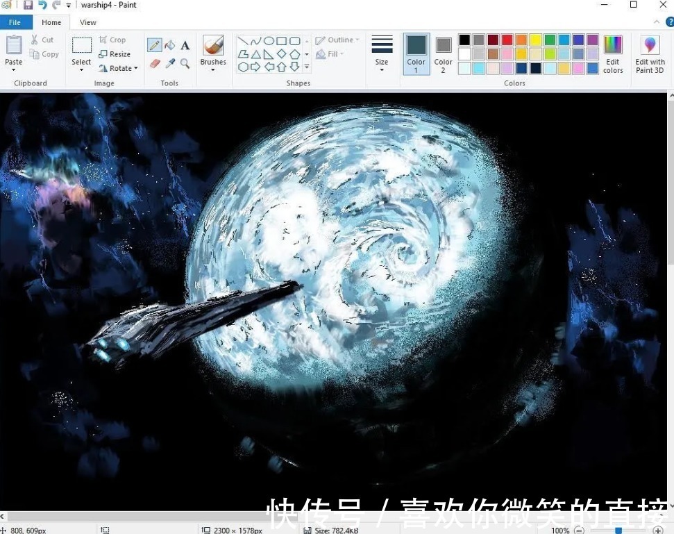 作品#不受绘画工具束缚的神人,画出一幅幅让人目瞪口呆的作品!