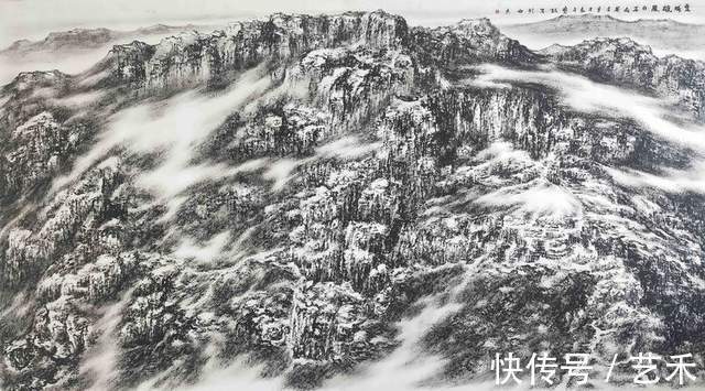 画家|著名焦墨云雾山水画家林晓丽----新没骨水墨淡彩风景艺术