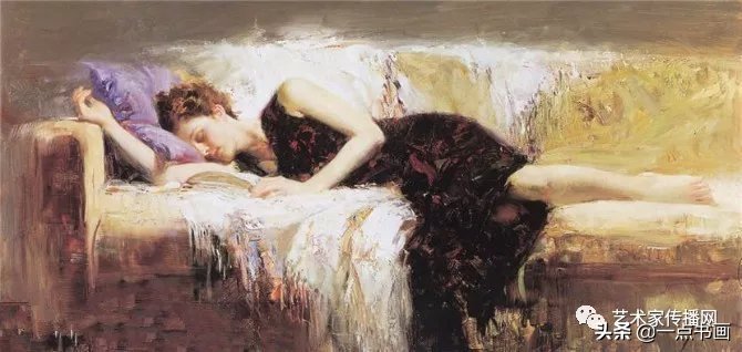 美术学院$皮诺德埃尼的油画人物，色彩斑斓，动静结合，光彩照人