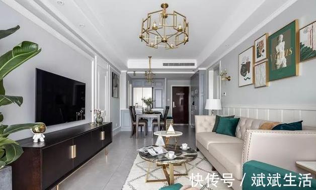 金属|参观表姐128㎡新房,头次见这么浪漫的轻奢风,一进门就被迷住!