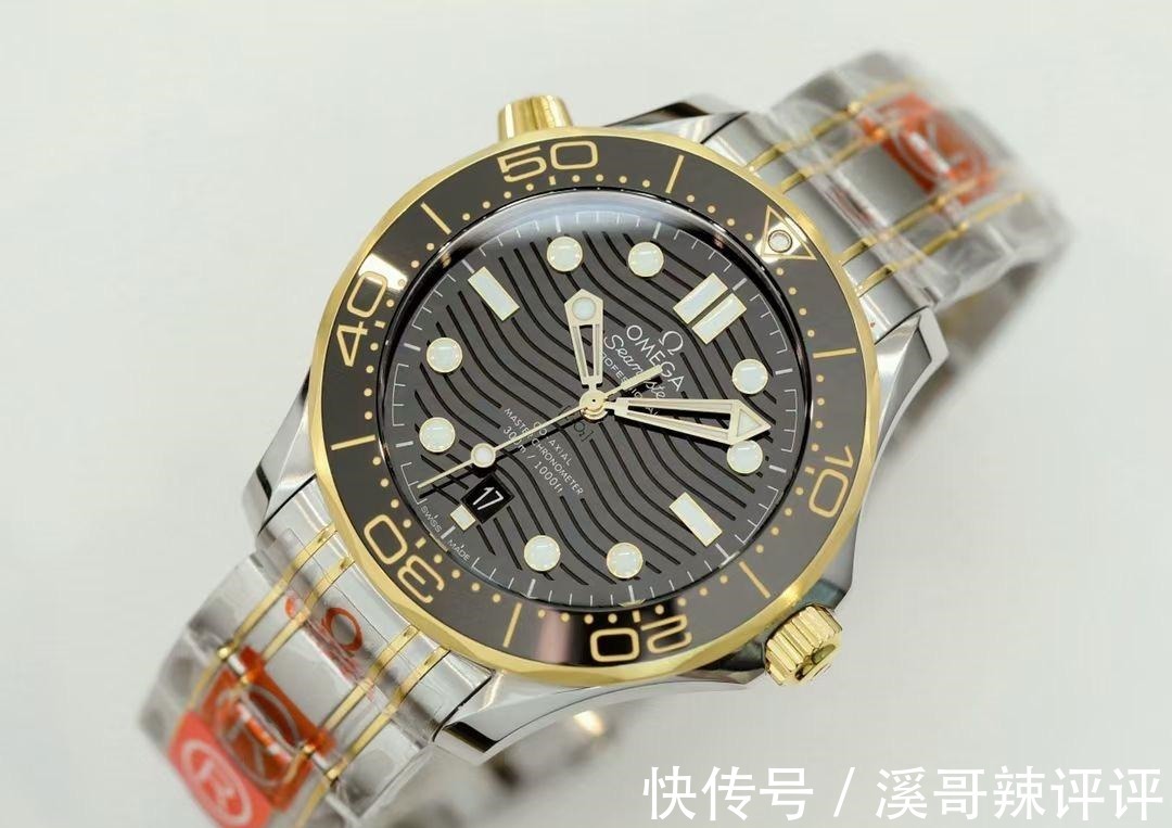 海马3 OR厂欧米茄海马300间金蓝盘做工能以假乱真吗!