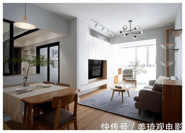 推拉门|她家65㎡的舒适两居，空间很显大，这4个小心机值得学习！