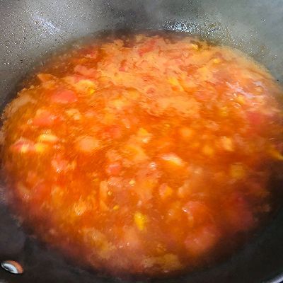 番茄金针菇虾滑汤