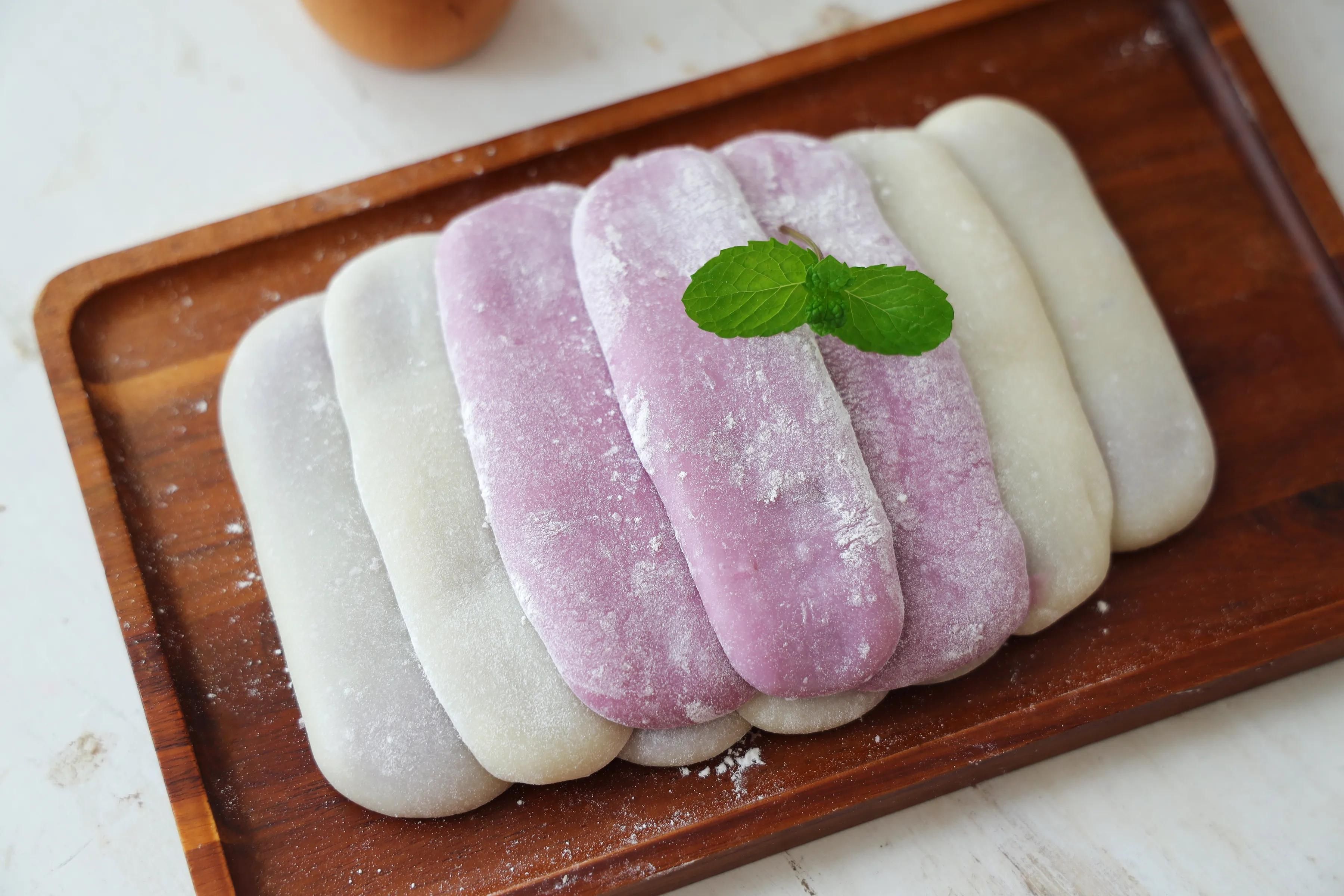 紫薯|糯唧唧的芋泥凉糕，软糯香甜，咬一口还爆浆，太适合夏天了