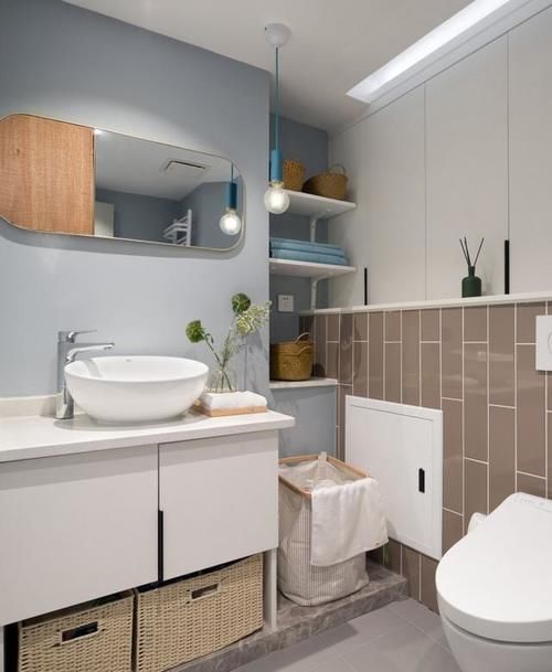 壁龛|不用花3千买储物柜,把卫生间这堵墙做壁龛,颜值高,好用到爆