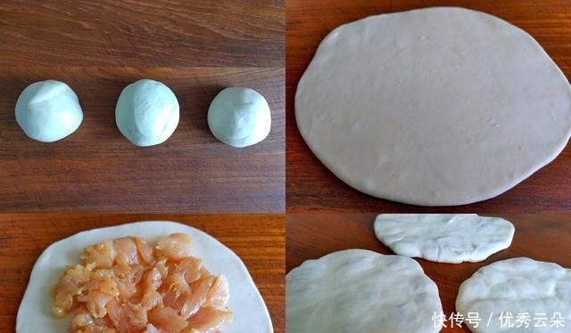 大年三十早上,做个鸡肉饼吃吧,只需一种食材,方便不占肚