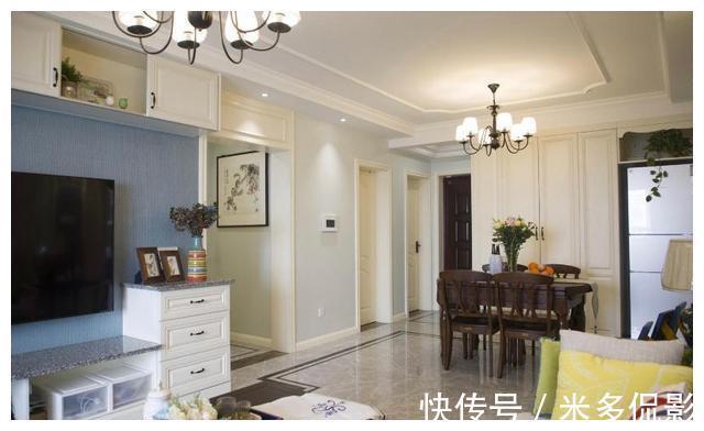 墙布|118㎡，简约美式风，清新淡雅、纯粹自然的设计，适合每个家庭！