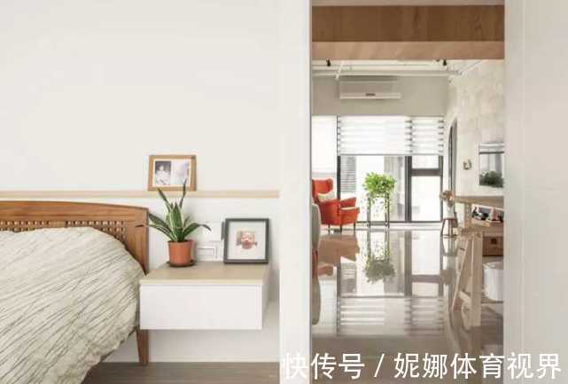 床头柜|卧室放床头柜太土了，现在床边流行这8种设计，实用又美观