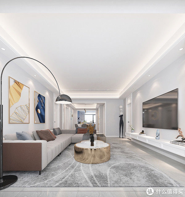 视觉效果|越来越多的人喜欢现代风装修,看了她家之后,我也爱上了,很舒适