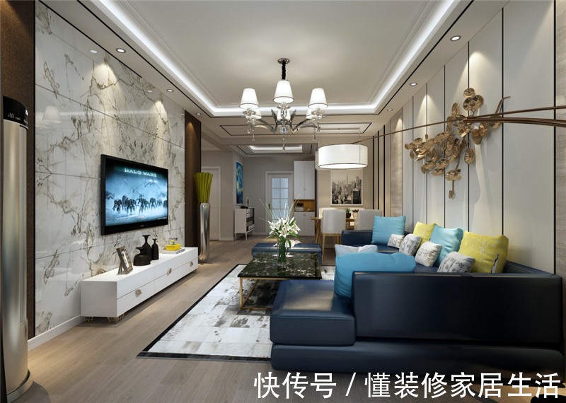 荷香园|90后小夫妻花5万元装修的现代风格,100平米二居室太赞了!-荷香园装修