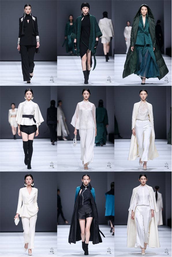 中国文化$熊英2022SS高级女装品牌发布,童模赵马馨茹、王俽冉呈现精彩秀演