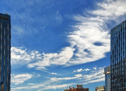 天空|心旷神怡！北京天空出现羽毛云
