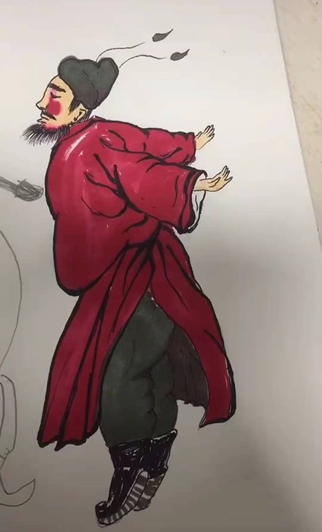 作画|妈妈作画中途离开,儿子趁机给画作画了“女主”,妈妈看后不淡定