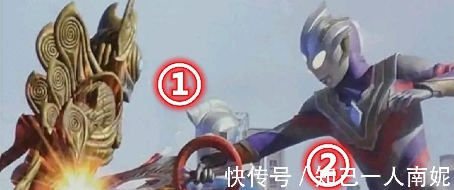 泽塔奥特曼|特利迦奥特曼：巴罗萨回归中两刀，贝魔剑+圆环臂，这待遇真不错