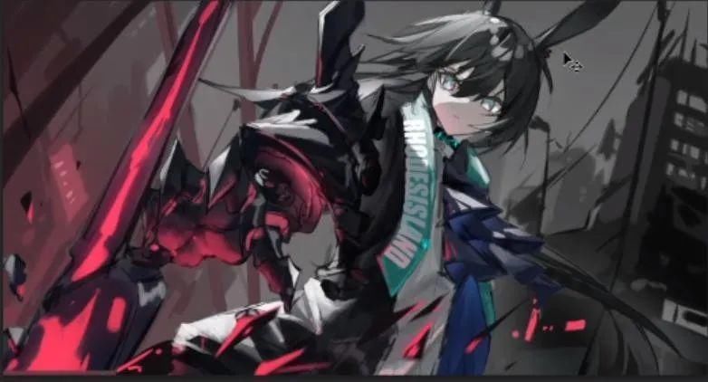  米娅|54张步骤图，带你绘制一个帅气的伪厚涂阿米娅