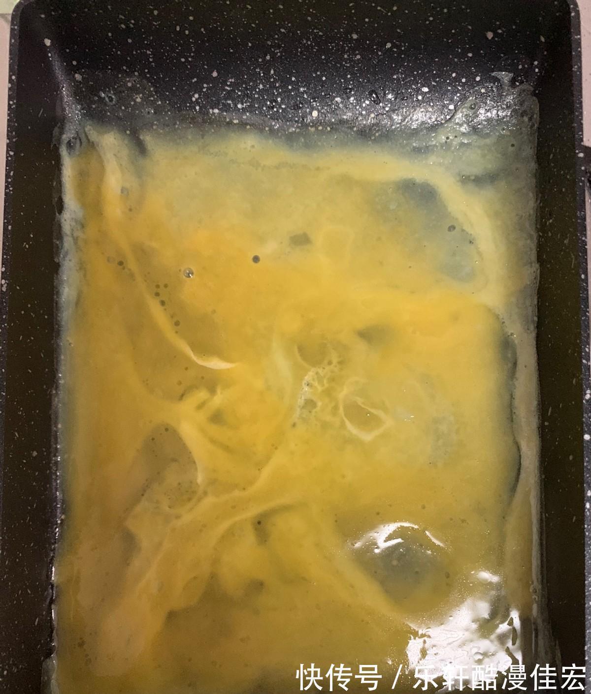 在家制作日料中的厚蛋烧，鲜香可口，制作简单还有营养