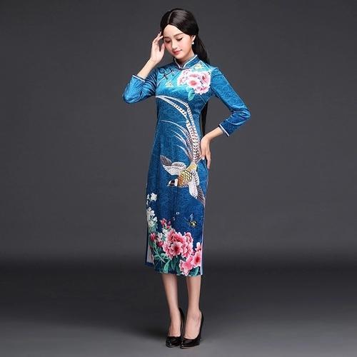 唯美|30-50岁女人一袭旗袍连衣裙,唯美中国风尽收眼底,优雅减龄