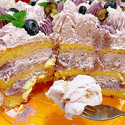 梦幻紫芋泥蛋糕