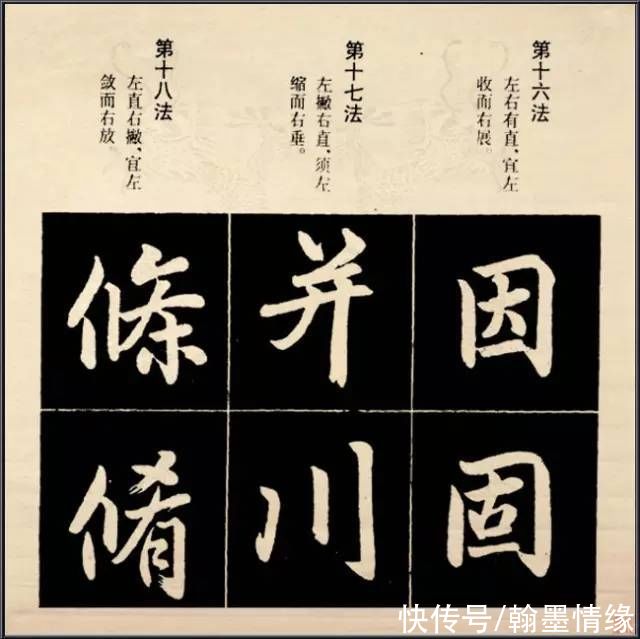 笔法@赵孟頫行楷结构92法，喜赵的书友收藏吧