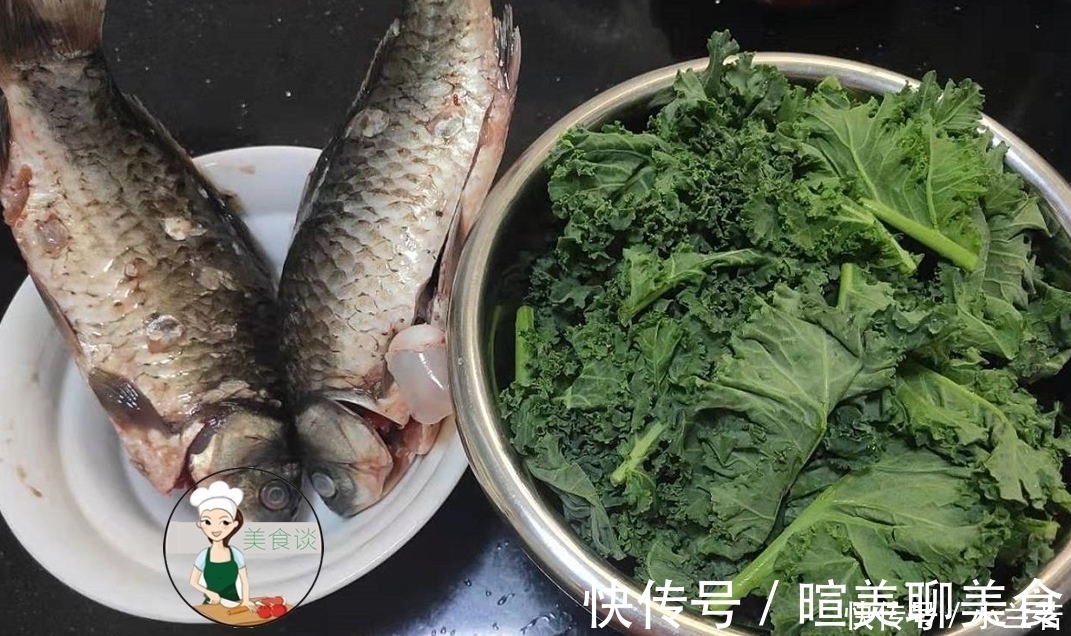 煮鲫鱼汤时，加点此菜，清香鲜甜还补钙，秋燥天要多吃，老少皆宜