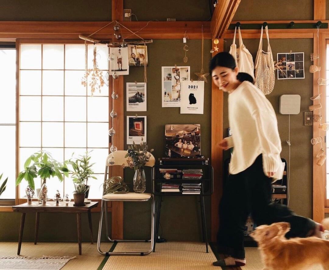 单身公寓|日本小姐姐30㎡单身公寓，房子小是其次，但生活必定要有小院子