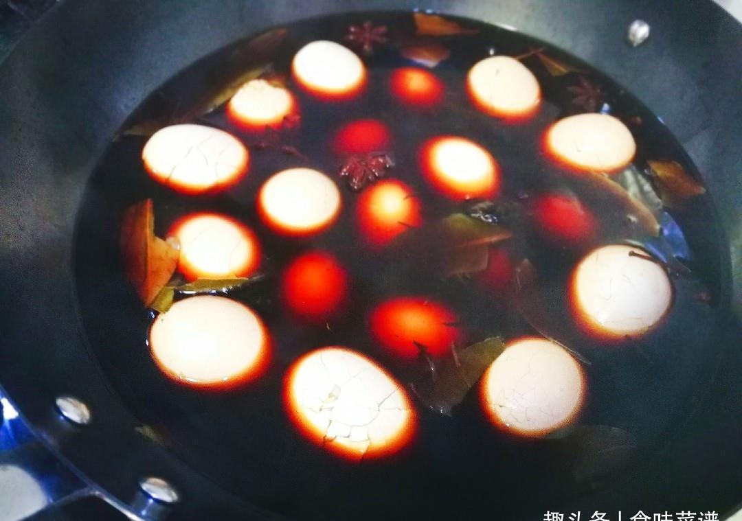 花纹|五香茶叶蛋的商用配方，用料比例精确到克，茶香浓郁，一分钟学会