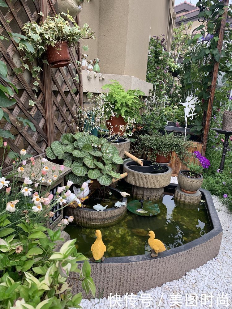 花了7个月,亲手打造123㎡别墅花园,网友:看一眼都会陶醉其中