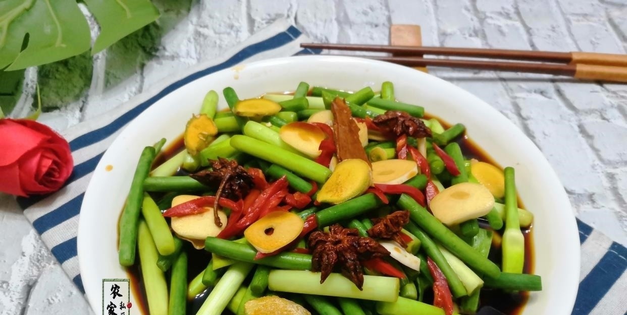 腌蒜苔|黃磊做韓式腌蒜苔,何炅驚叫:好吃!曬黃磊同款做法火了朋友圈!