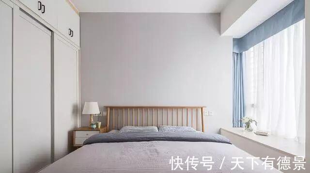 两居室|闺蜜的90㎡北欧两居室，全包14万，卫生间清爽的色调，非常不错