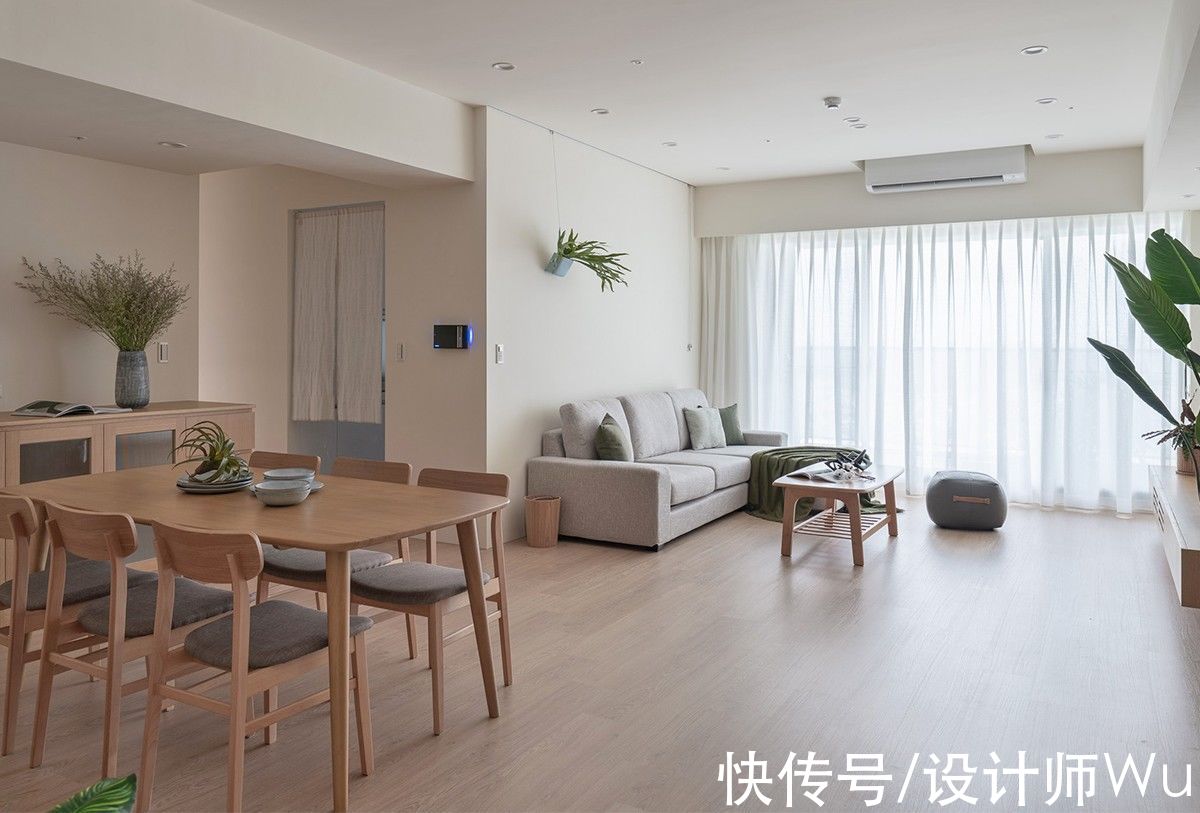 全室|扬州110㎡轻暖无印风住宅，以留白收藏生活风景