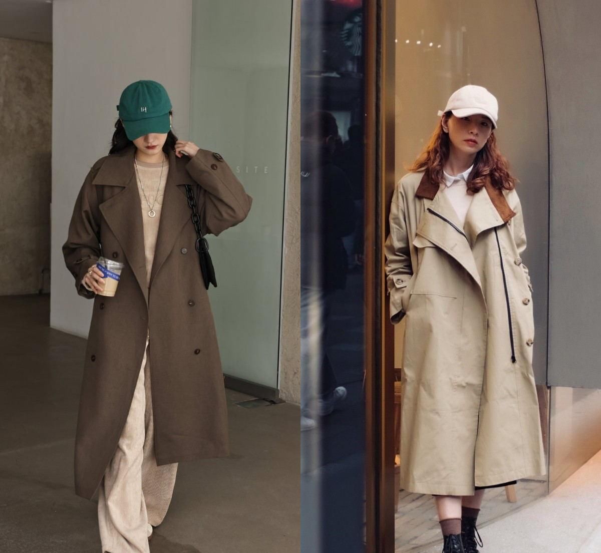 春天穿风衣，该怎么搭配？学会这2点穿衣技巧，时髦有型又好看