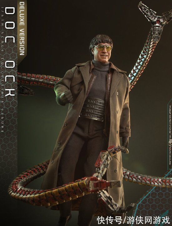 素体|2080元！Hottoys《蜘蛛侠英雄无归》章鱼博士1/6人偶