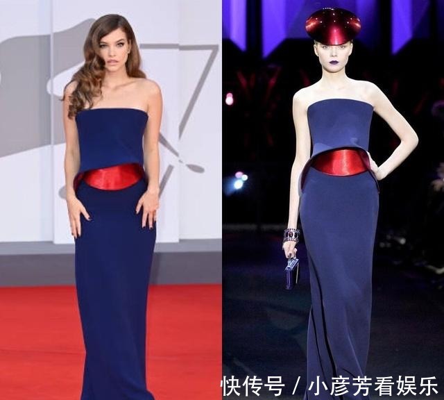 卷发|匈牙利超模芭芭拉·帕尔文,穿阿玛尼高定礼服走红毯,卷发好复古