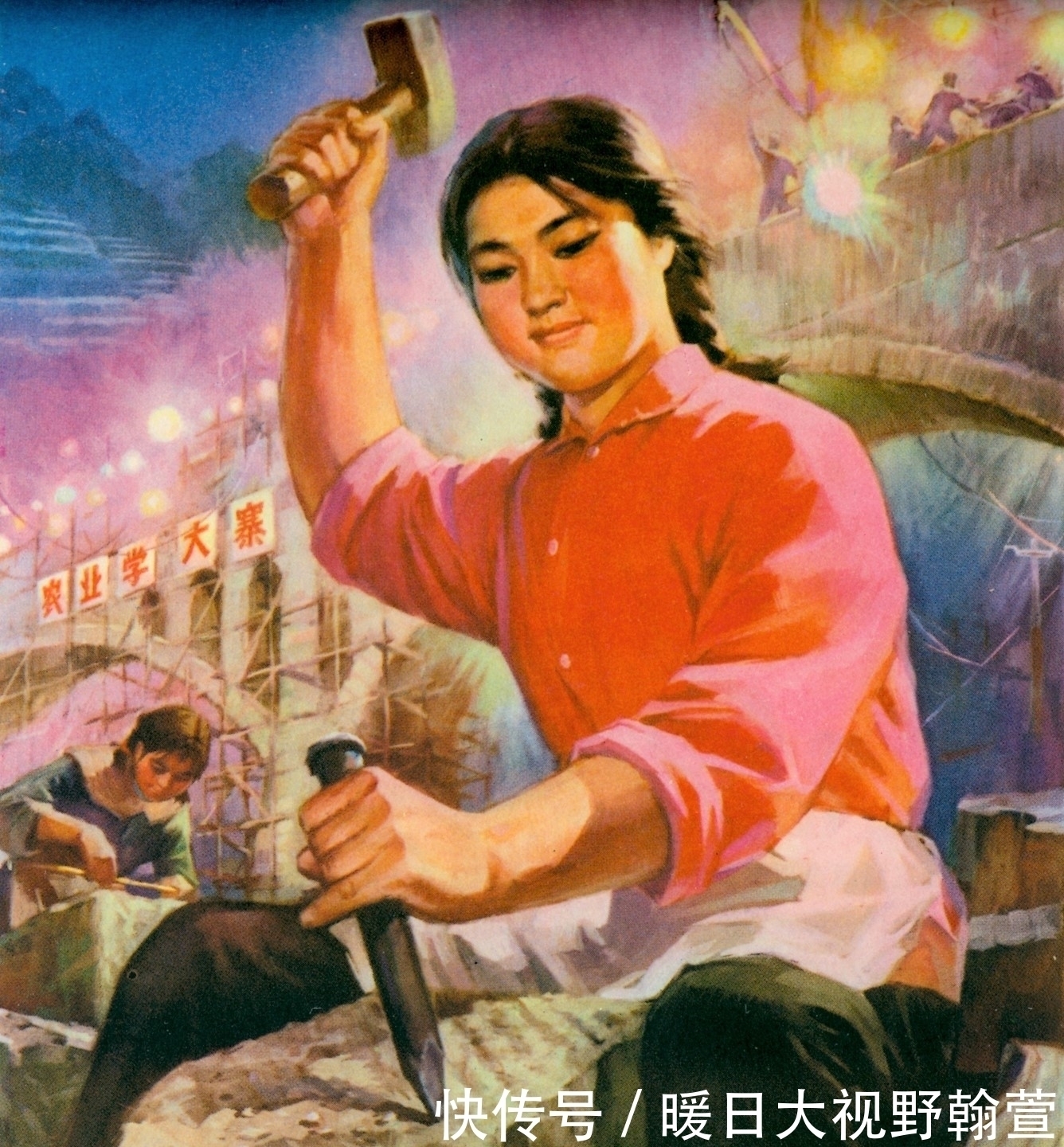 年代|70年代的中国年画,精美大图,栩栩如生,完全可以用来当壁纸!
