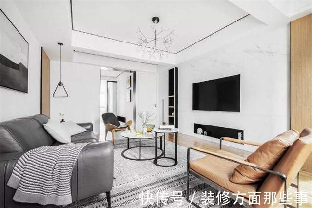 生活环境|123平简约风三居室,原木+白色为空间增添了几分清爽的自然感