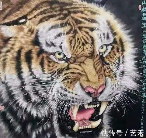 罗素!著名实力派画家纪果作品《王者雄风》罗素国际拍卖圆满成功