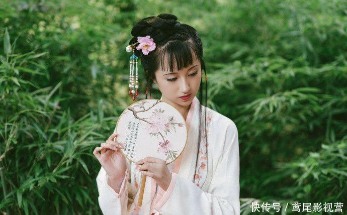  柔美|20岁师大汉服女神气质柔美哀婉，长相神似陈晓旭，拍林黛玉写真真假难辨