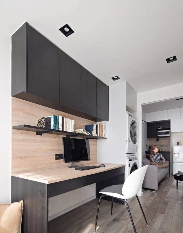 收纳|女孩的45㎡公寓:现代简约风优雅有格调,一人住十分满足,真美!