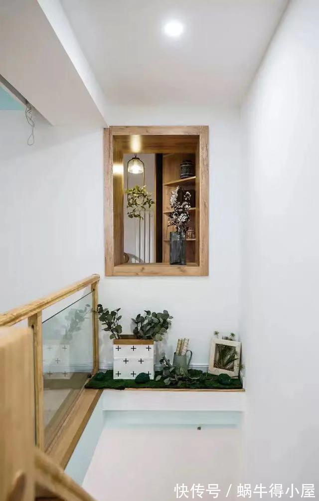 楼梯|28平米小复式,全屋配色太漂亮了,简单清爽又温馨,梦想中的家