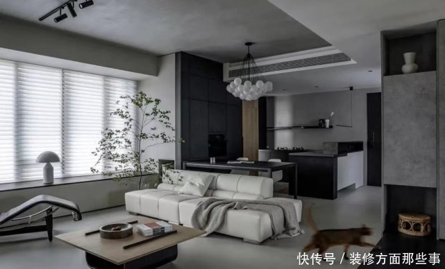 kitchen|100㎡现代风三居室，原来这样做居然可以把小户型住成大平层！