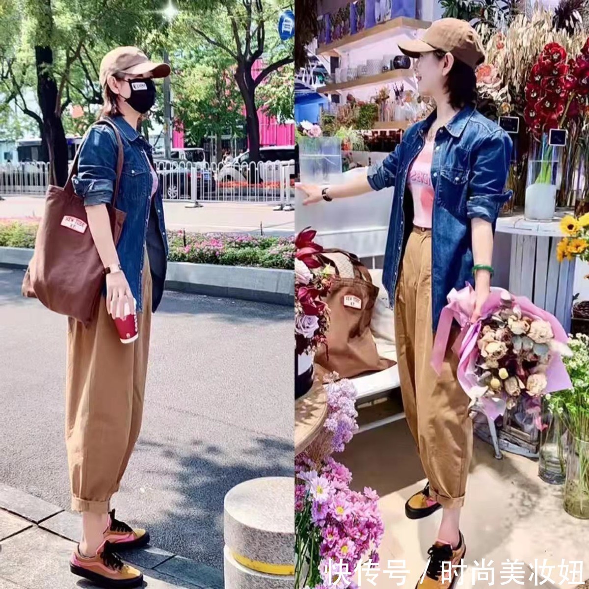 卫衣 这位50岁阿姨太会穿了,每一套都洋气减龄,说30岁都信