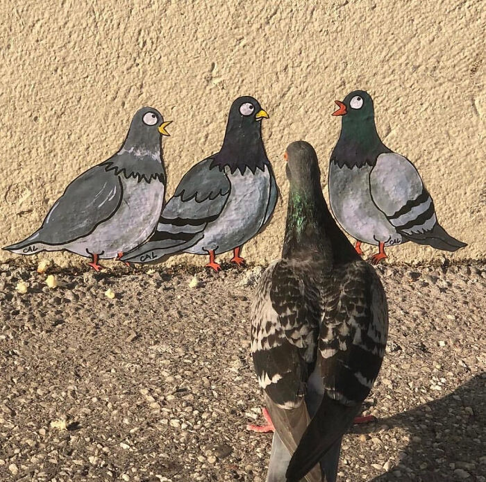 涂鸦漫画,这也许就是世界在艺术家眼中的样子吧