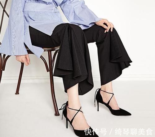 尖头高跟鞋 纤细的尖头高跟鞋,将双脚修饰的格外瘦长,展露女性性感魅力